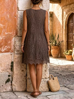 Women's Floral Lace Shift Dress