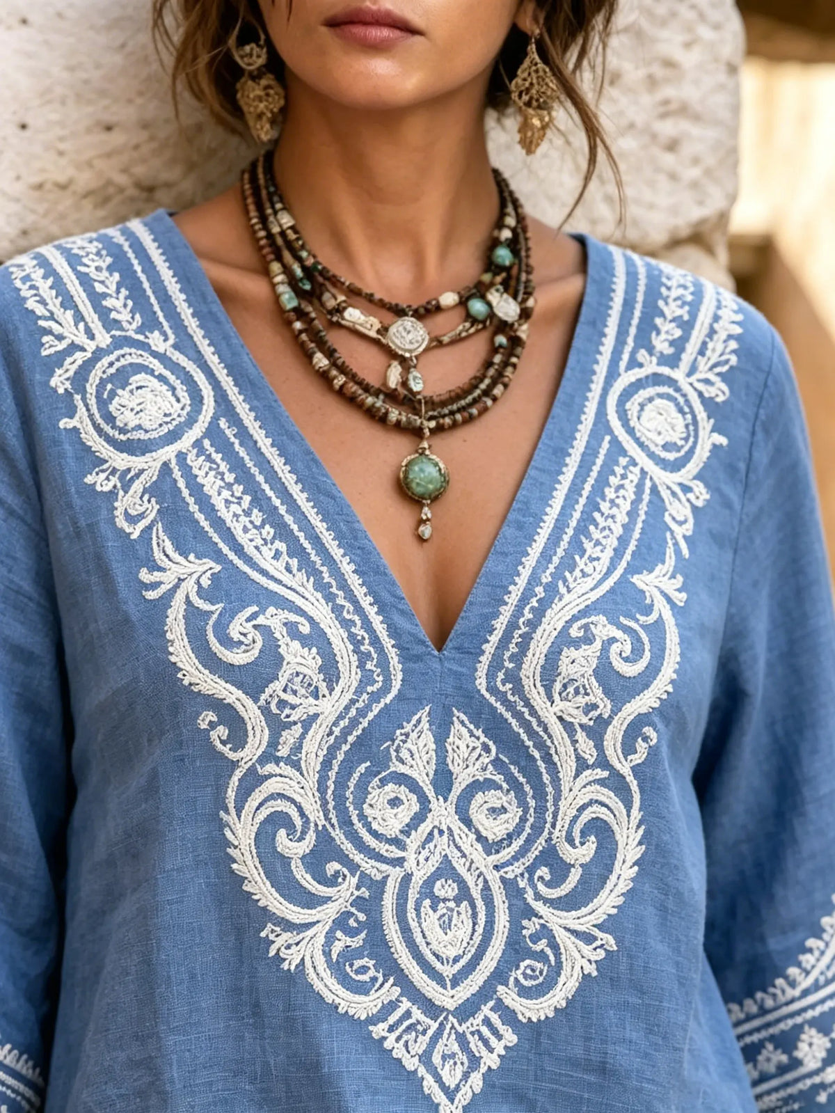 Women's Bohemian Shorts Set