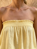 Women's Strapless Lace-Trim Wide-Leg Jumpsuit