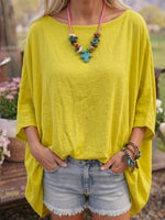 Vintage Art Comfortable Summer Fabrics Shirt