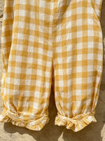 Sunny Picnic Gingham Relaxed Jumpsuit