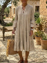 Women's Tiered Midi Dress